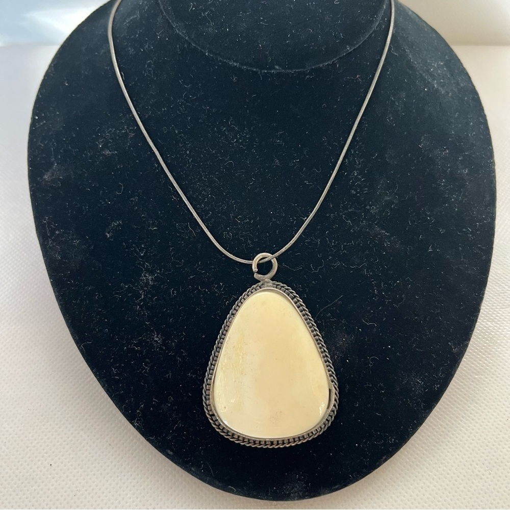 Necklace 925 Italy Chunky Pendant Southwestern Boho
